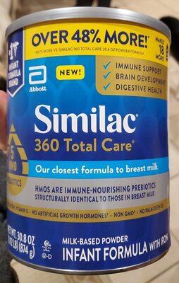 Similac 360 Total Care Infant Formula, 30.8 oz